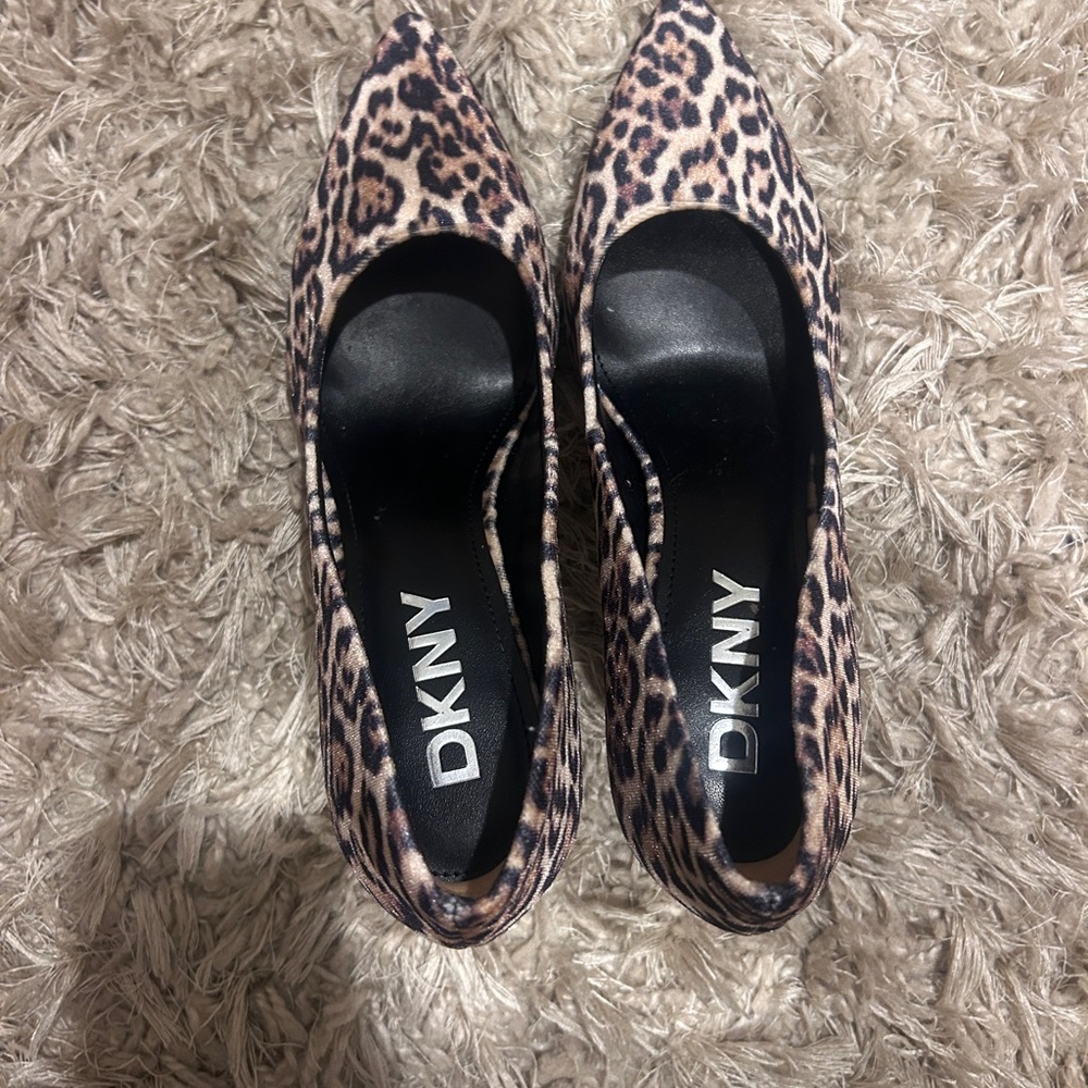 DKNY Animal Print Heels